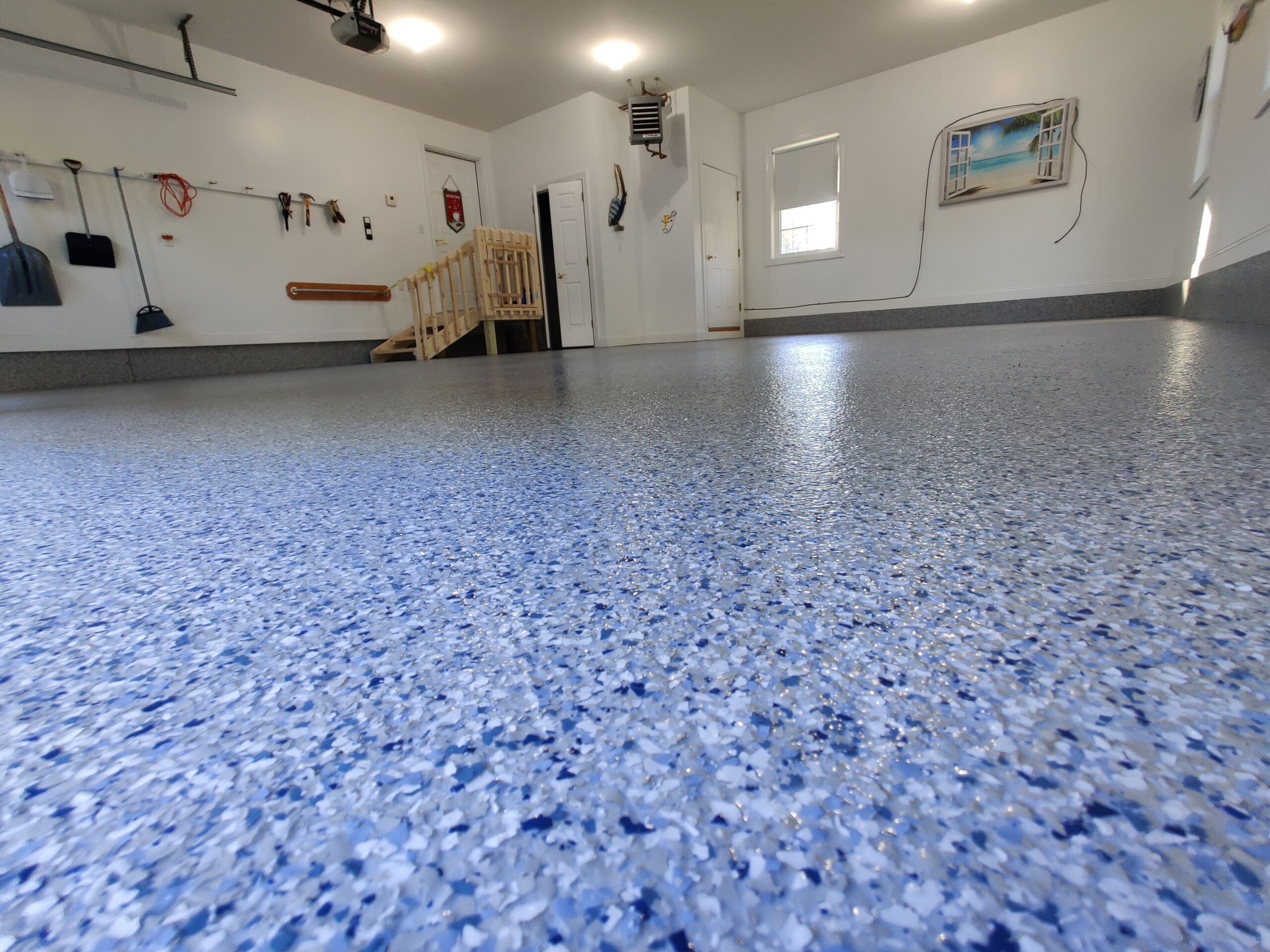 Hot tire resistant epoxy floor-min