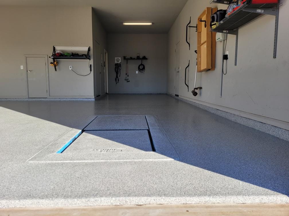 garage epoxy flooring before and after madera ca (1)