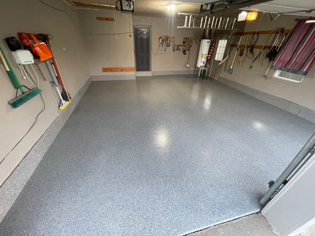garage epoxy flooring before and after madera ca