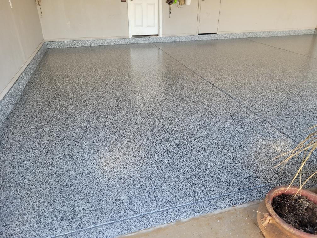 one day garage floor epoxy installation